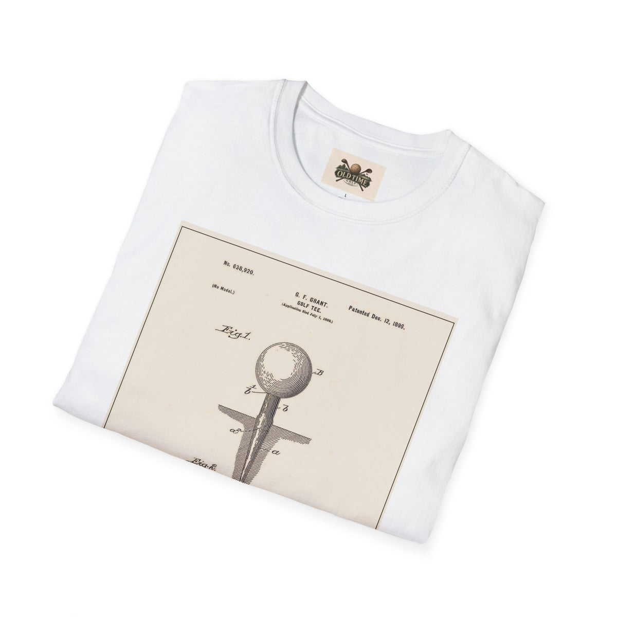 golf Tee patent T-shirt