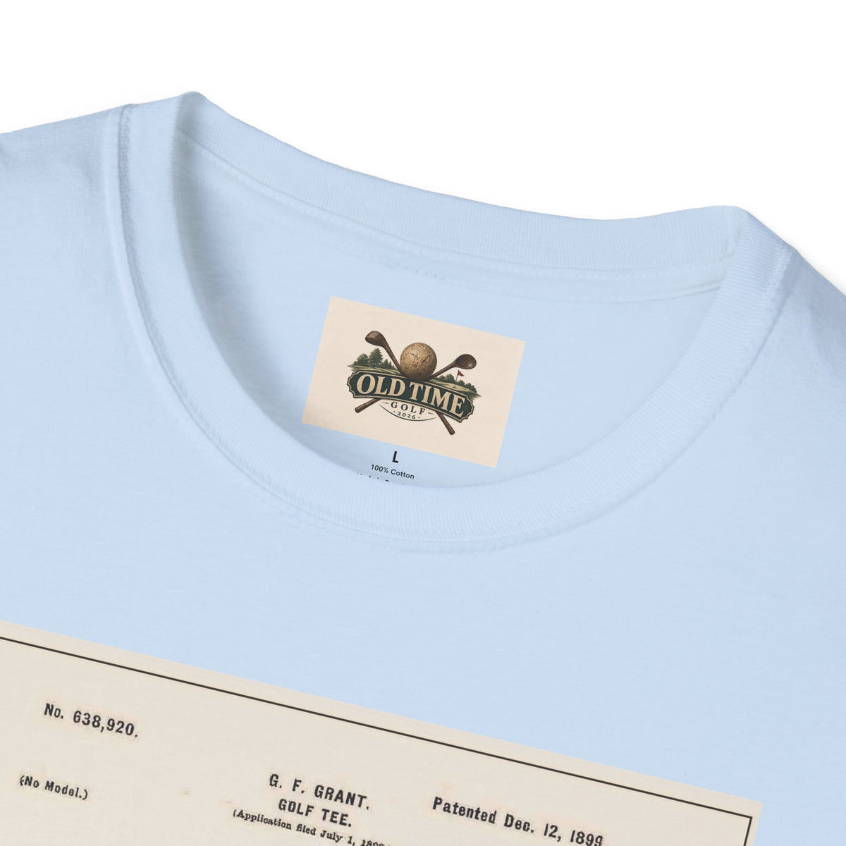 golf Tee patent T-shirt
