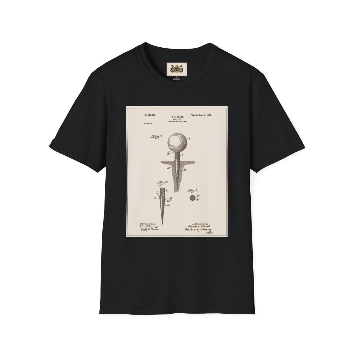 golf Tee patent T-shirt