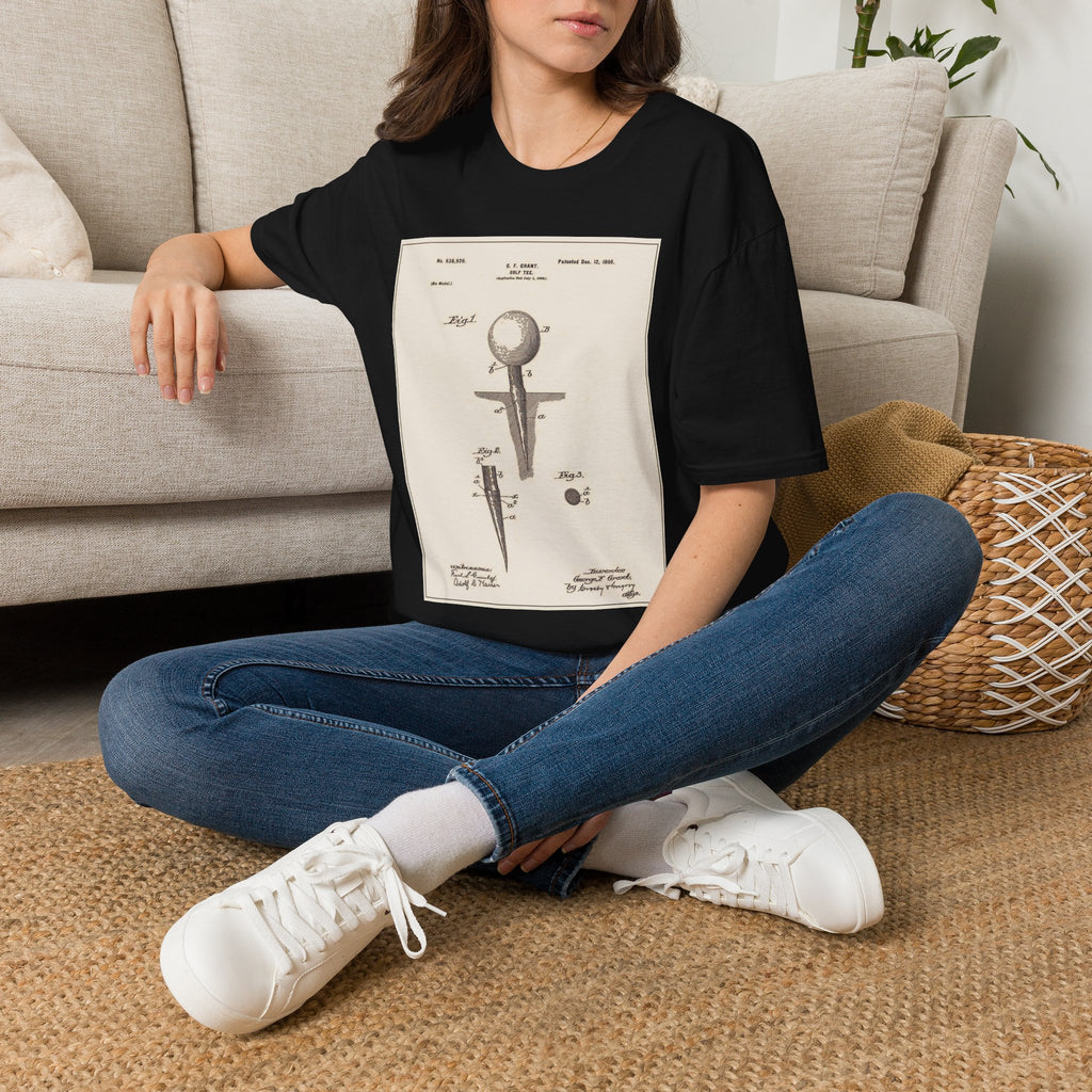 golf Tee patent T-shirt