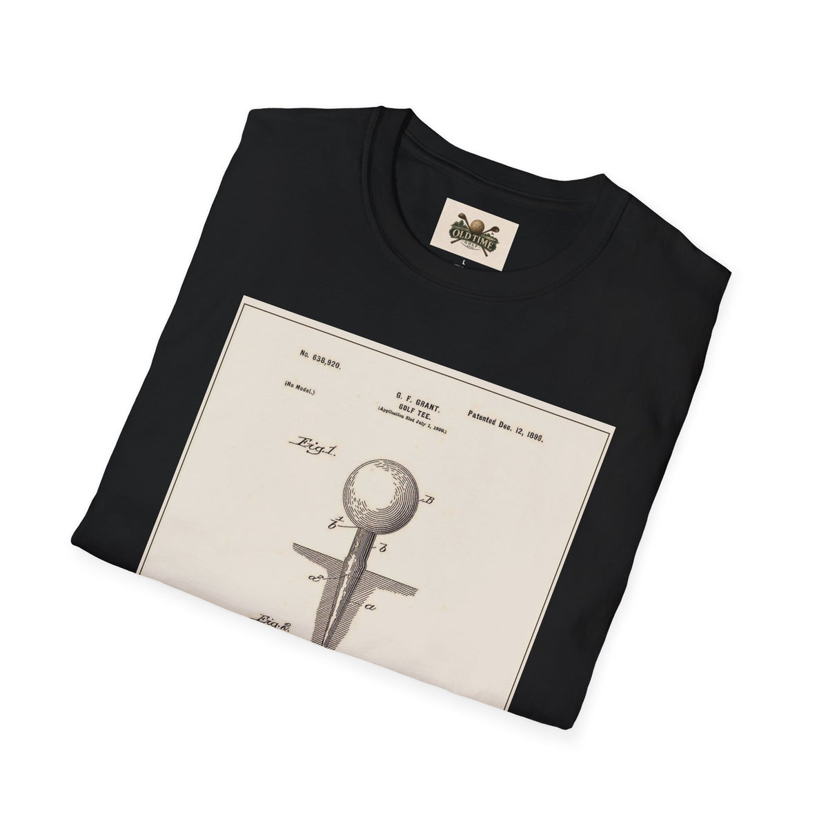 golf Tee patent T-shirt