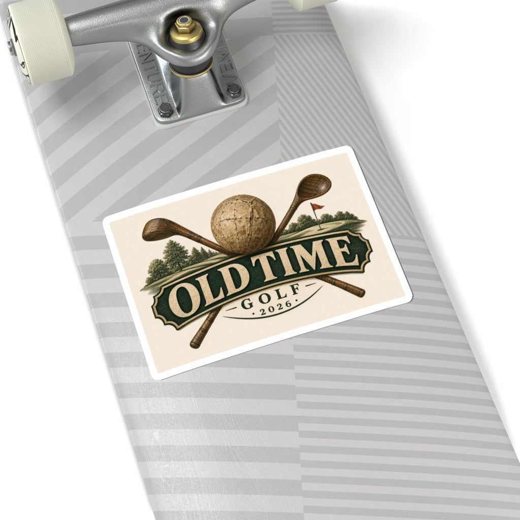 old time golf sticker
