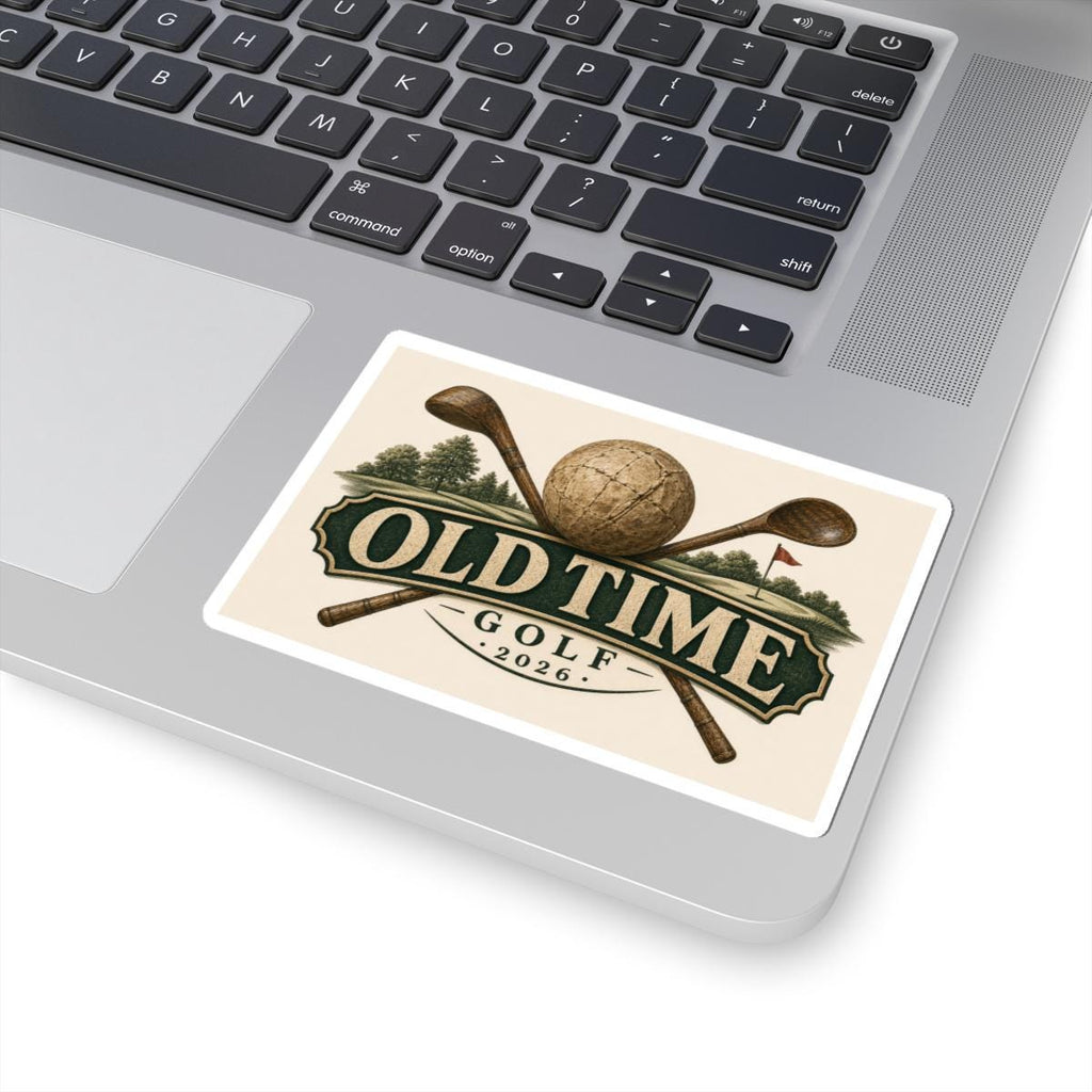 old time golf sticker